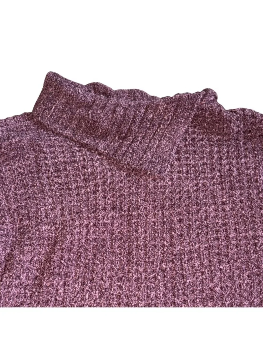 Christopher & Banks Chunky Knit Soft Sweater-Purple-Size Large-GUC